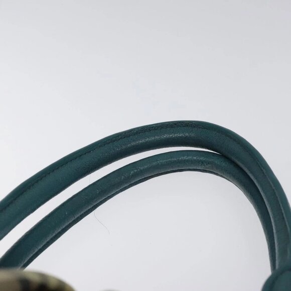 BURBERRY Nova Check Hand Bag PVC Beige Auth 127155 - Picture 10 of 16